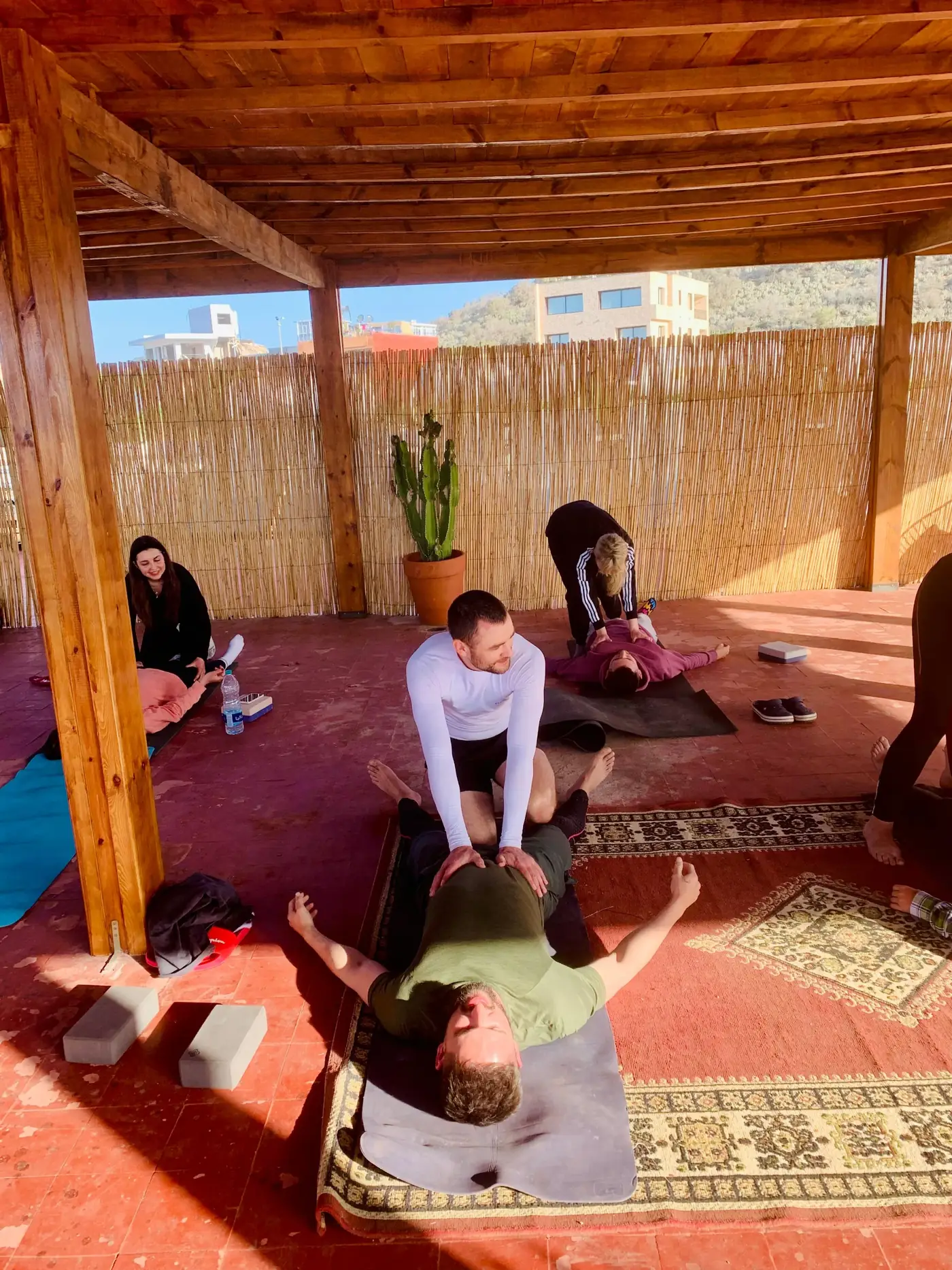 Morning yoga with Mai